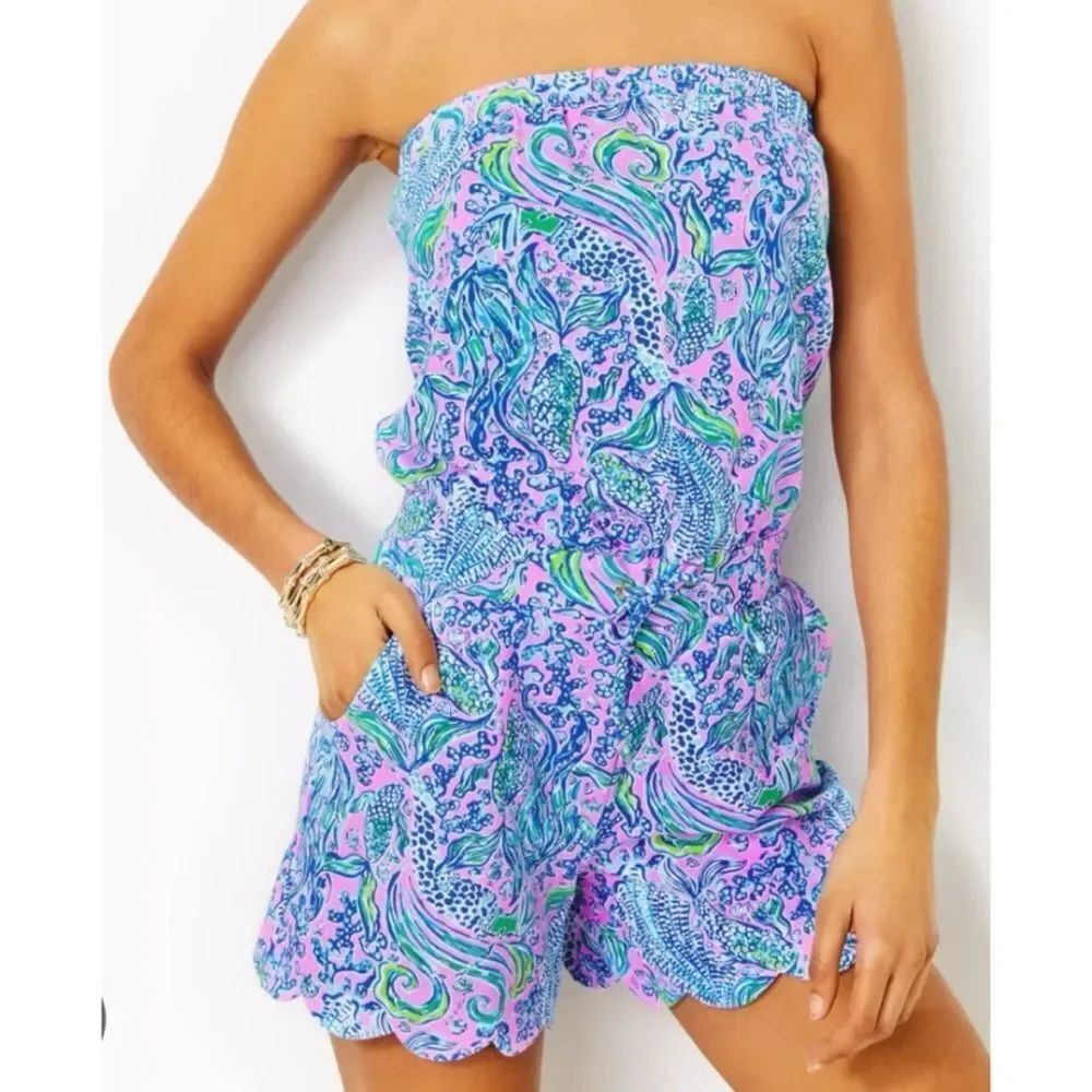 Lilly Pulitzer Jace Strapless Romper Size XS ~ NWOT